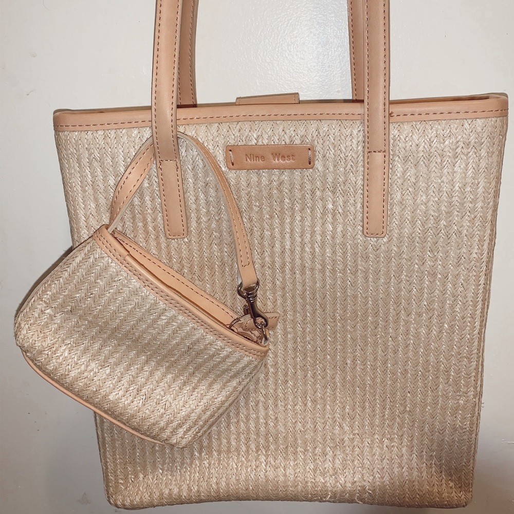 Nine West weaved bag